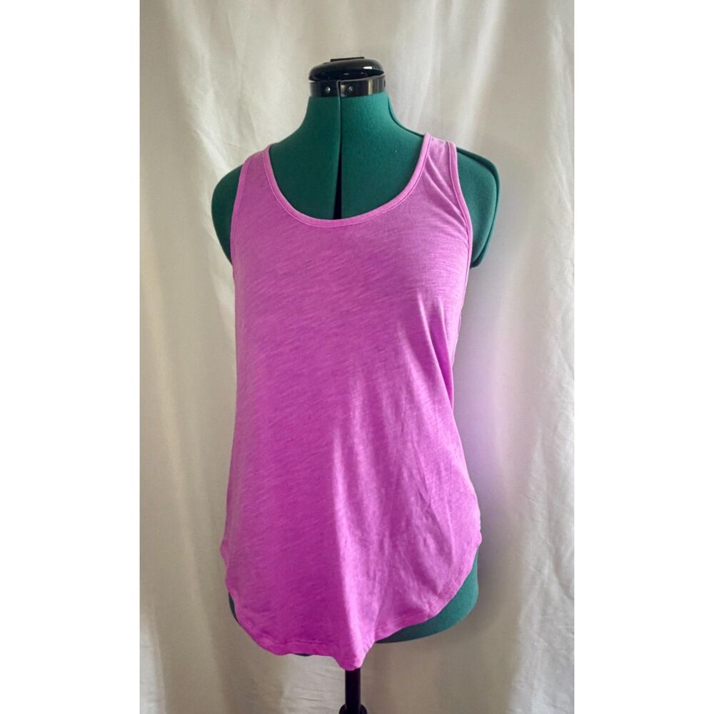 PINK Victoria's Secret pink heathered scoop neck tank top. Size small.